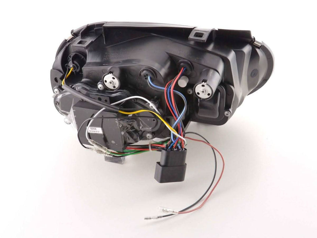 Volkswagen Golf 4 Black LED Headlights with Daytime Running Lights (1997 - 2003)