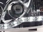 Volkswagen Golf 4 Chrome LED Headlights with Daytime Running Lights (1997 - 2003)