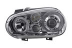 Volkswagen Golf 4 Type 1J Chrome Angel Eyes Headlights (1998-2003)