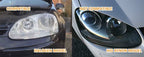 Volkswagen Golf 5 Chrome LED Headlights with Daytime Running Lights (2003 - 2008)