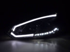 Volkswagen Golf 6 Black LED Headlights with Daytime Running Lights (2008 - 2014)