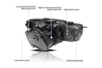 Volkswagen Golf 6 MK6 Black Demon Eyes Projector Headlight (2008 - 2014)