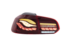 Volkswagen Golf MK6 Smoke and Red Dynamic Lighting OLED Taillights (2008 - 2014)