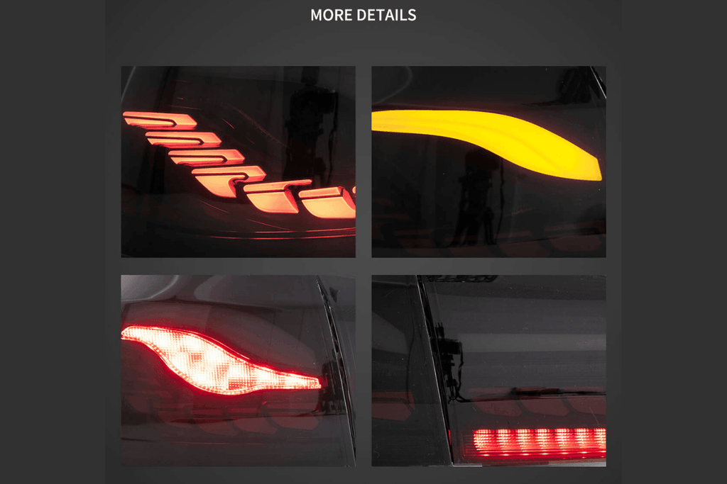 Volkswagen Golf MK6 Smoke and Red Dynamic Lighting OLED Taillights (2008 - 2014)