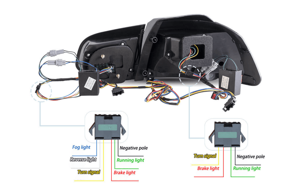 Volkswagen Golf MK6 Smoke and Red Dynamic Lighting OLED Taillights (2008 - 2014)
