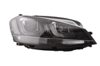 Volkswagen Golf Mk7 Black LED Headlights - R Style Black (12-17)