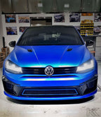 Volkswagen Golf Mk7 Black LED Headlights - R Style Chrome (12-17)