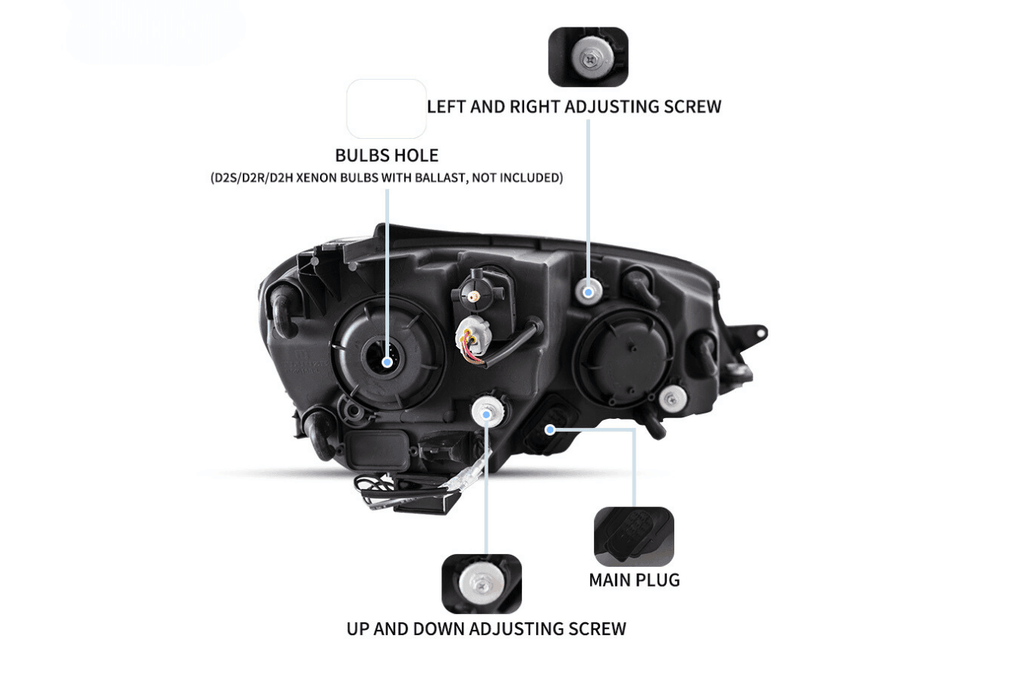 Volkswagen Golf MK7 - OEM Style Facelift Style - Projector Headlight (2012 - 2017)
