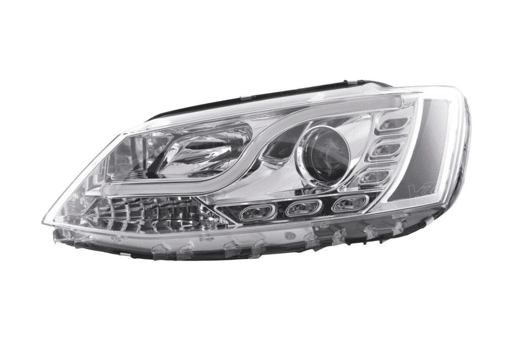 Volkswagen Jetta 6 Chrome LED Headlights with Daytime Running Lights (2011-2018)