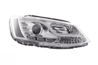 Volkswagen Jetta 6 Chrome LED Headlights with Daytime Running Lights (2011-2018)