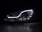 Volkswagen Jetta 6 Chrome LED Headlights with Daytime Running Lights (2011-2018)