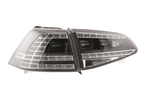 Volkswagen MK7 Golf/GTI/R - Clear/Black LED Tail Lights for Halogen Models (2012-2017)