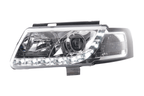 Volkswagen Passat (B5 / 3B) Chrome LED Headlights with Daytime Running Lights (1997 - 2000)