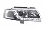 Volkswagen Passat (B5 / 3B) Chrome LED Headlights with Daytime Running Lights (1997 - 2000)