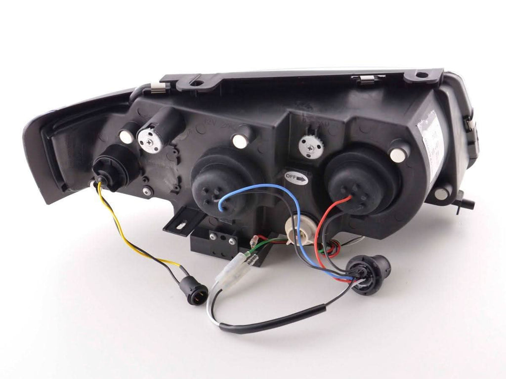 Volkswagen Passat (B5 / 3B) Chrome LED Headlights with Daytime Running Lights (1997 - 2000)