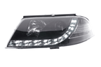 Volkswagen Passat (B5 / 3BG) Black LED Headlights with Daytime Running Lights (2000 - 2005)