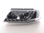 Volkswagen Passat (B5 / 3BG) Chrome LED Headlights with Daytime Running Lights (2000 - 2005)