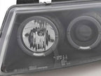 Volkswagen Passat Type 3B 97-00 Black Headlight Set (1997-2000)