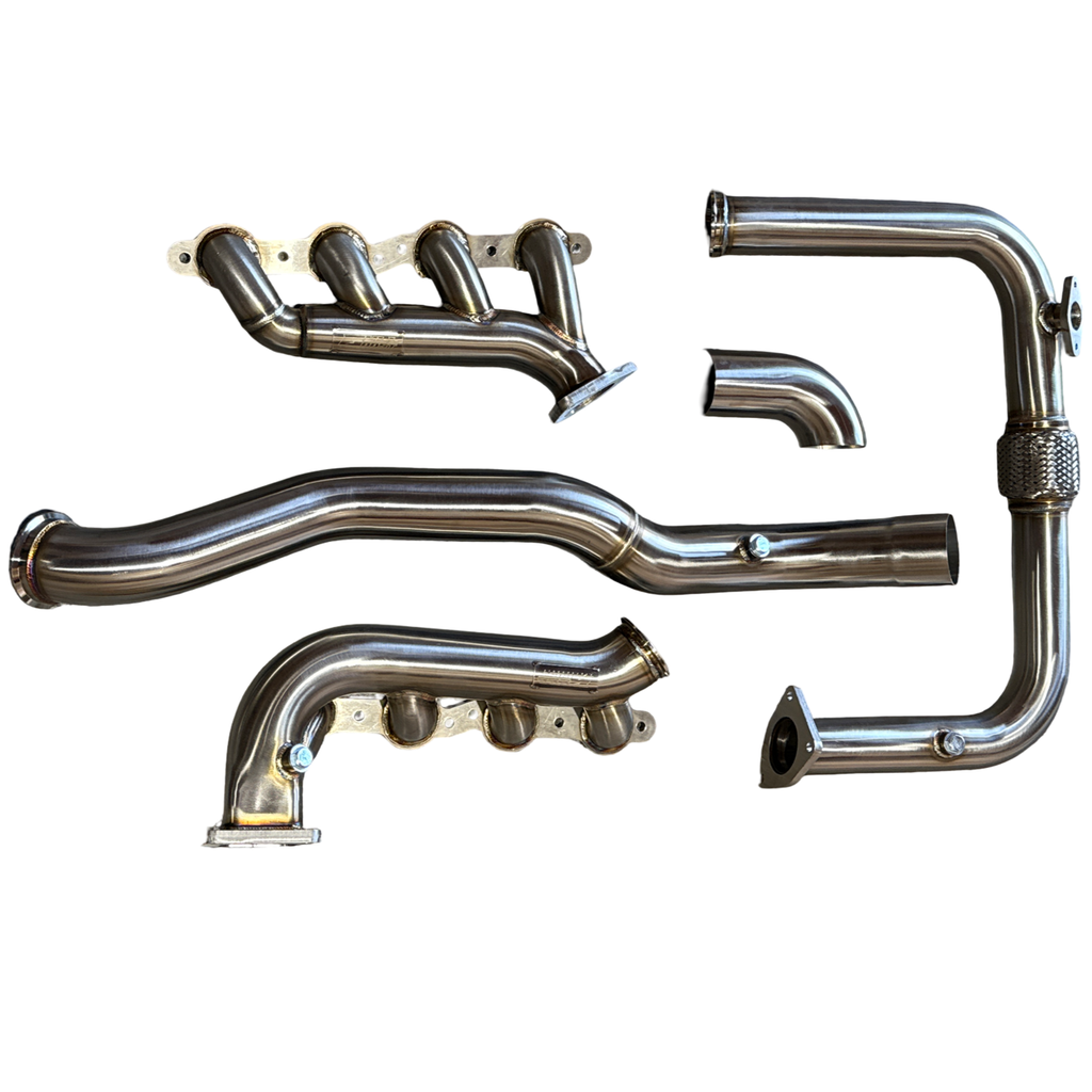 T4 Turbo Hotparts Crossover Exhaust Kit Vortec 4.8 5.3 6.0 LSX Silverado Sierra - Bull Boost Performance