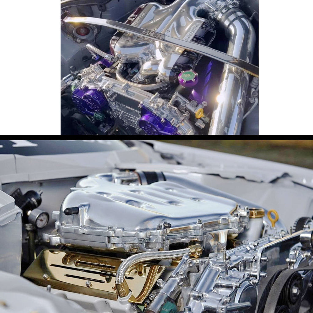 Rare Aluminum Coil Cover Plate For Nissan 350Z Infiniti G35 VQ35 Z33 Fairlady - Bull Boost Performance