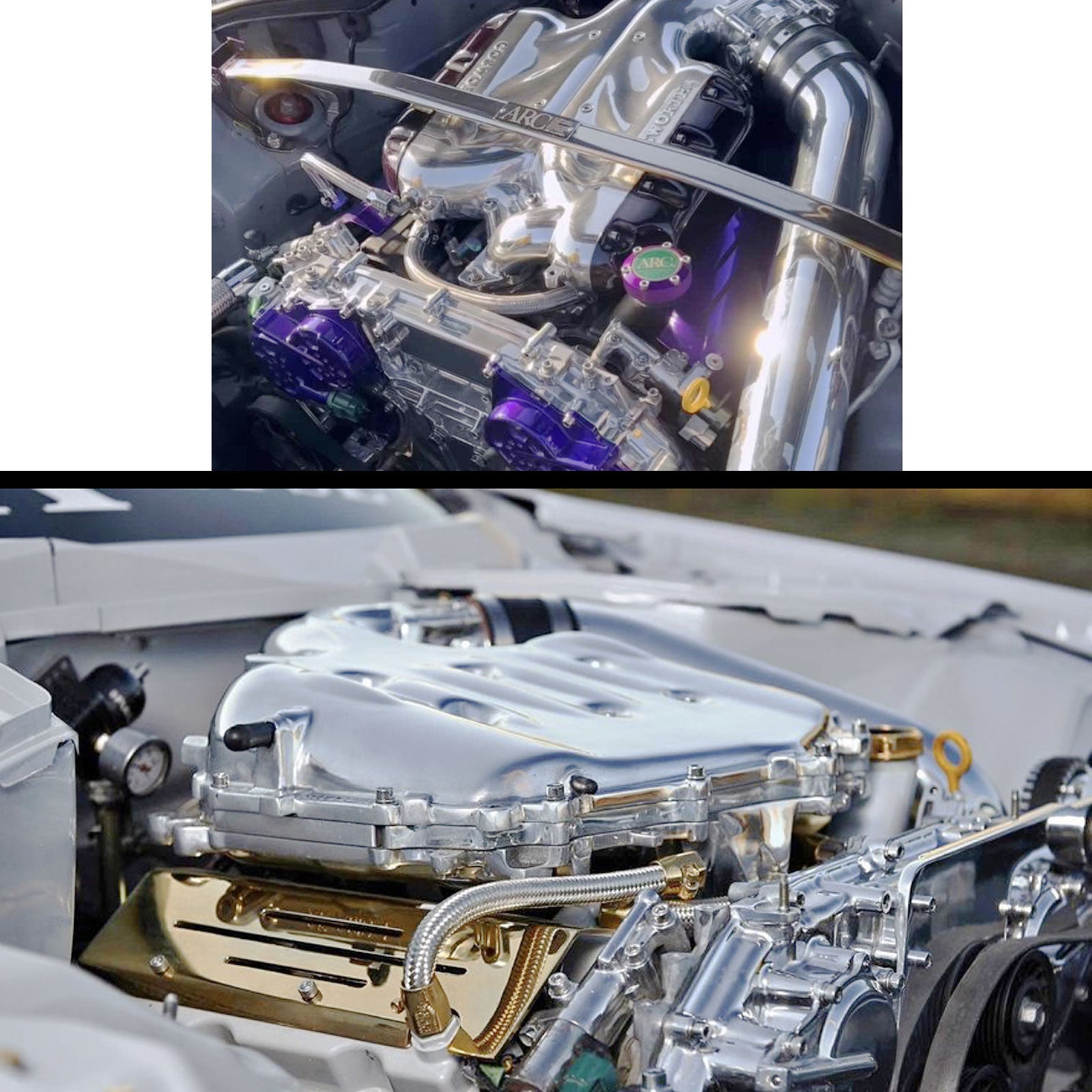 Rare Aluminum Coil Cover Plate For Nissan 350Z Infiniti G35 VQ35 Z33 Fairlady - Bull Boost Performance