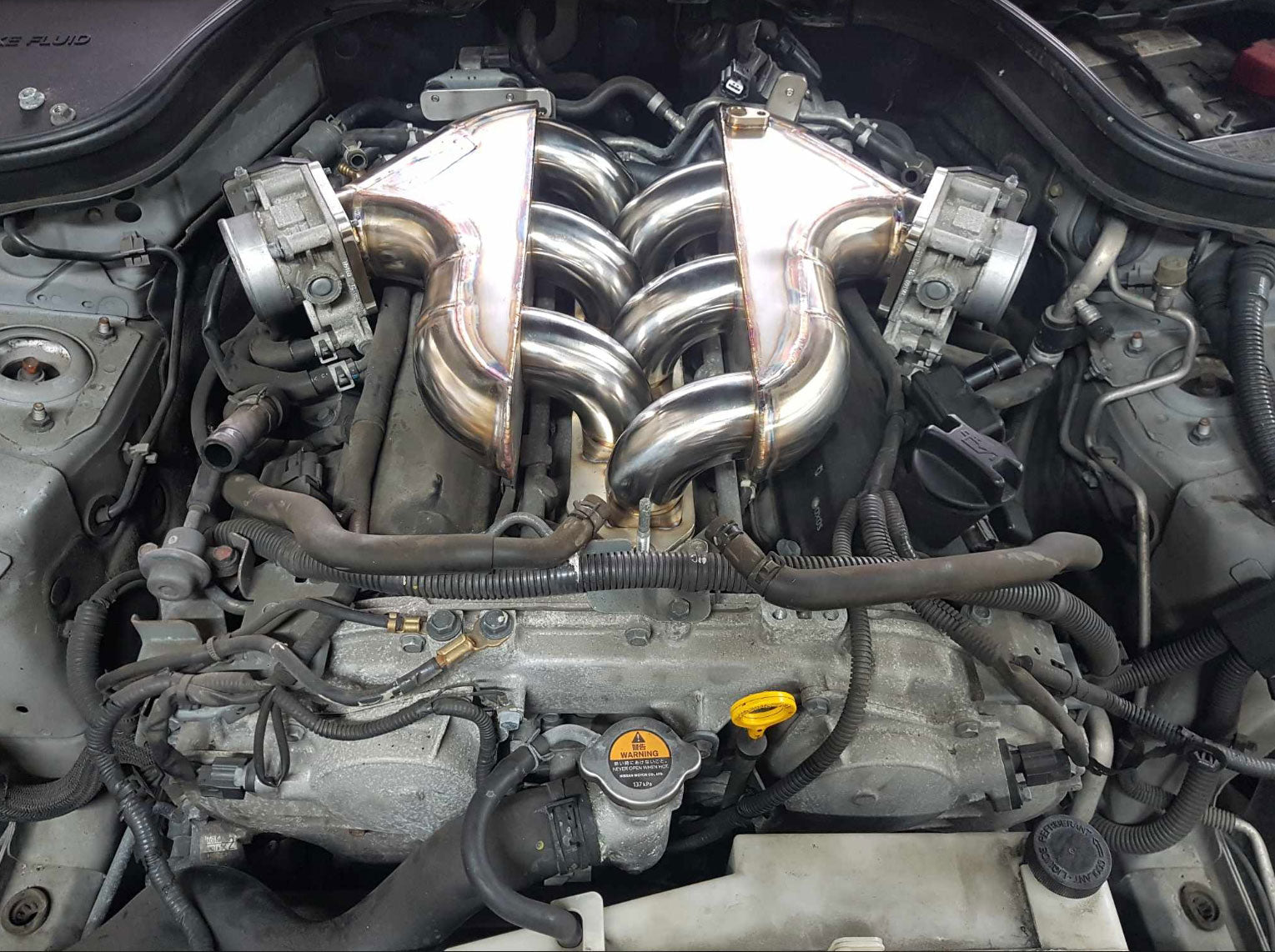 Upper Custom Intake Manifold Plenum For Nissan 370Z G37 Q50 VQ37VHR - Bull Boost Performance