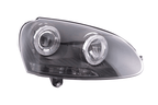 VW Golf 5 Black Angel Eye Headlights with DRL (2003-2008)