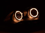 VW Golf 5 Black Angel Eye Headlights with DRL (2003-2008)