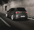 VW Golf 5 Mk5 Black LED Tail Lights (2003-2008)
