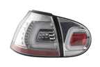 VW Golf 5 Mk5 Chrome Clear LED Tail Lights (2003-2008)