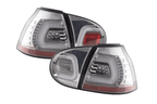 VW Golf 5 Mk5 Chrome Clear LED Tail Lights (2003-2008)