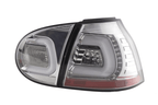 VW Golf 5 Mk5 Chrome Clear LED Tail Lights (2003-2008)