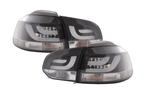 VW Golf Mk6 GTI LED Bar Black Tail Lights V1 (2008-2014)
