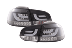 VW Golf Mk6 GTI LED Bar Black Tail Lights V1 LED Indicators (2008-2014)