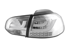 VW Golf Mk6 / GTI LED Bar Clear Tail Lights V1 LED Indicators (2008-2014)