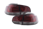 VW Golf Mk6 GTI LED Bar Red/Smoked Tail Lights V1 (2008-2014)