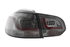 VW Golf Mk6 GTI LED Clear Smoked Tail Lights V2 (2008-2014)