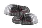 VW Golf Mk6 GTI LED Clear Smoked Tail Lights V2 LED Indicators (2008-2014)