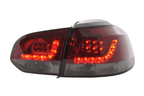 VW Golf Mk6 GTI LED Red Smoked Tail Lights V2 (2008-2014)