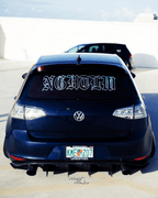 VW MK7 Golf GTI Chrome/Clear LED Tail Lights (2012 - 2017)