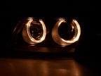 VW Passat B5 3B Black Angel Eyes Headlights (1997-2000)