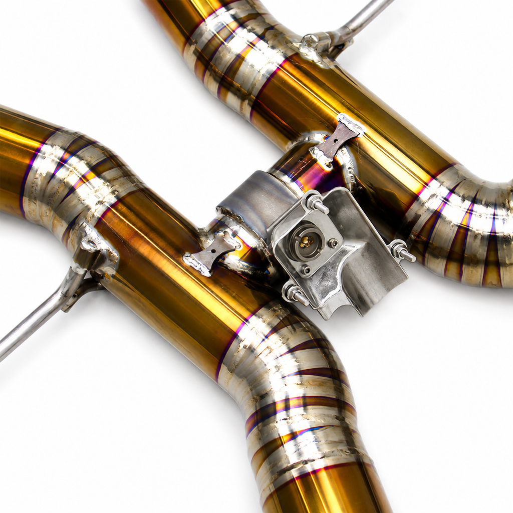 Titanium Valved Catback Exhaust System for Mercedes Benz GLE63 AMG W167 4.0T - Bull Boost Performance
