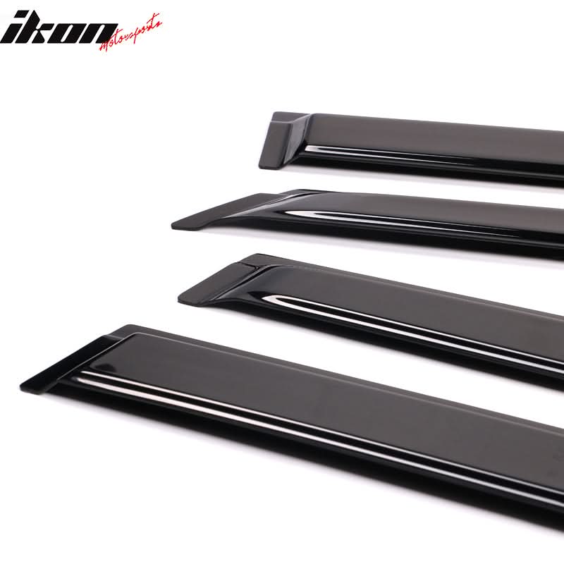 2014-2019 Toyota Highlander Acrylic 4PC Window Visors Tape On Guard