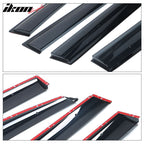 2011-2020 Toyota Sienna Acrylic 4PC Window Visors Tape On Rain Guard