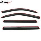2008-2019 Toyota Land Cruiser Slim Style Smoke Window Visors Acrylic