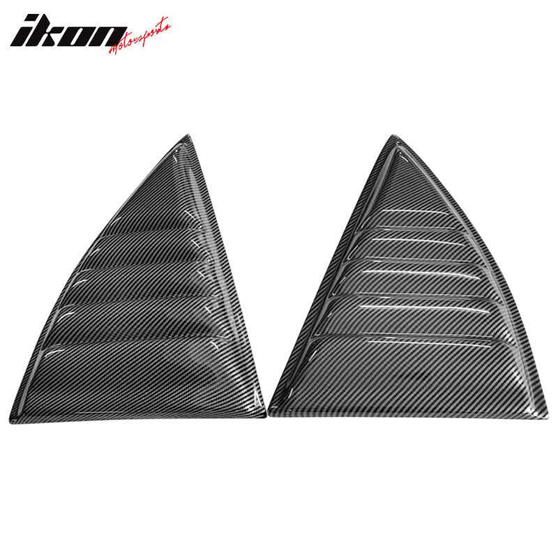 2010-2015 Chevy Camaro XE V2 Style Side Window Louver Shade Cover PP