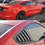 2015-2023 Ford Mustang Side Window Louvers Sun Shade Cover Windshield