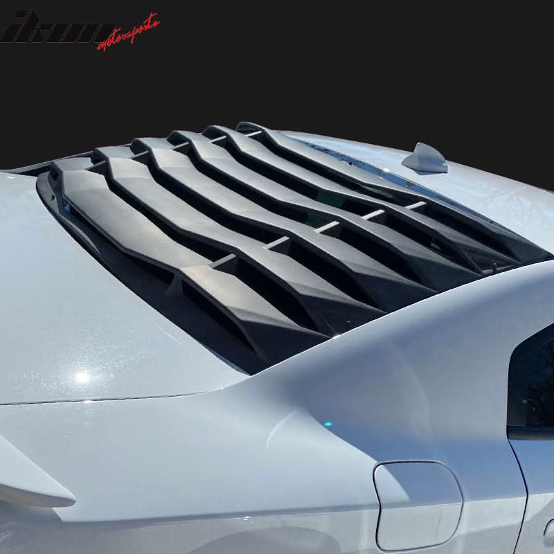 2011-2023 Dodge Charger IKON Style Window Louver ABS