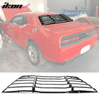2008-2023 Dodge Challenger V2 Style Rear Window Louver PP