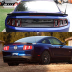 Fits 10-14 Ford Mustang Rear Window Louver Matte + Trunk Spoiler